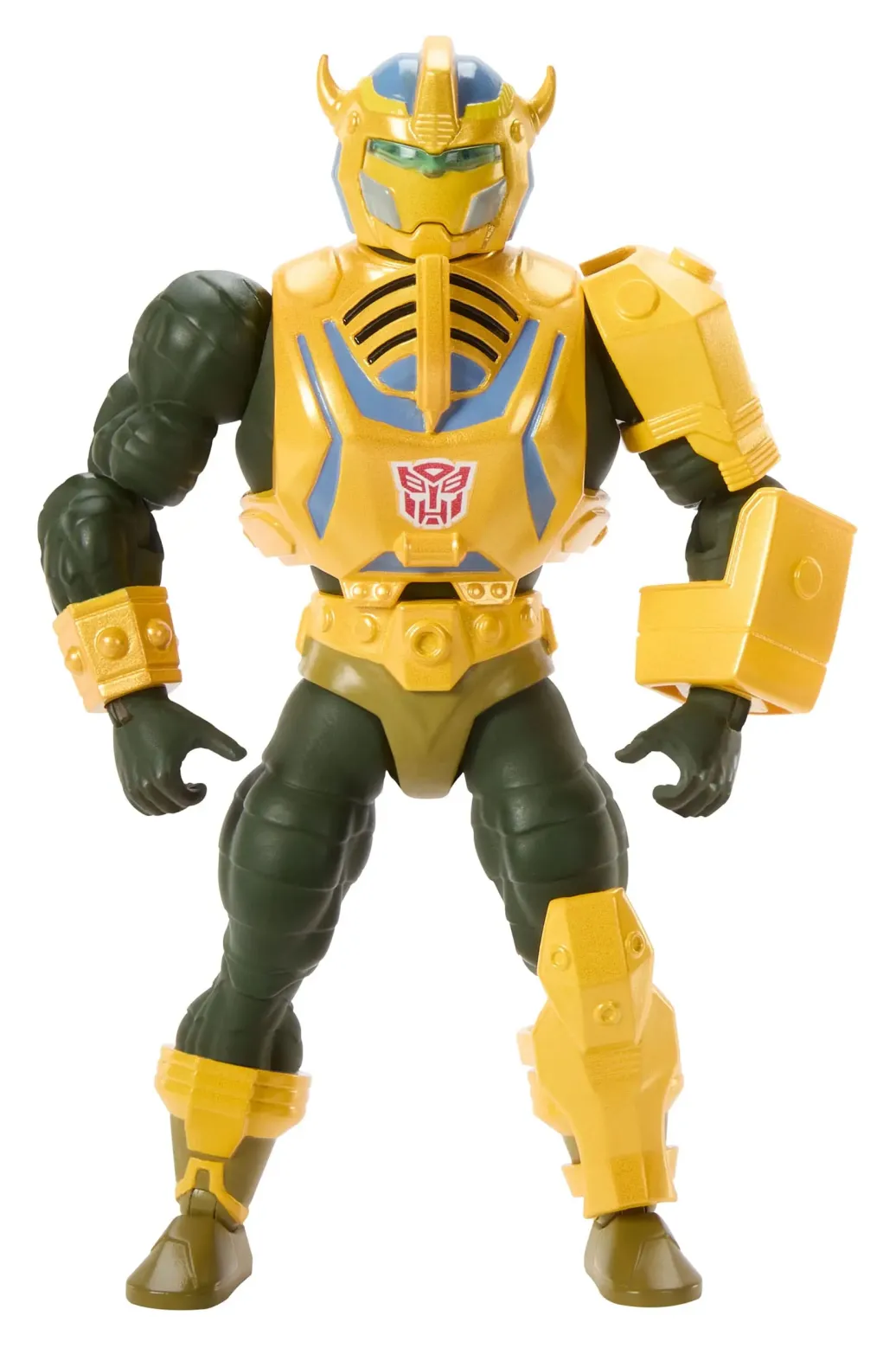 Masters of the Universe x Transformers Actionfigur Bumblebee Armor Man-At-Arms heo European Exclusive 14 cm