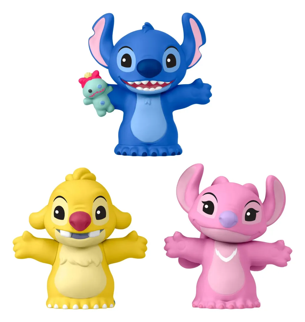 Lilo & Stitch Little People Collector Minifiguren 3er-Pack Stitch & The Cousins 7 cm