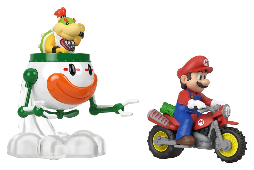 Super Mario Hot Wheels Die-Cast Fahrzeuge 2er-Pack 1/64 Mario & Bowser Jr.