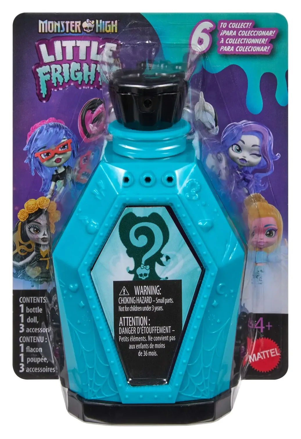 Monster High Little Frights Blind Box Puppe 7 cm