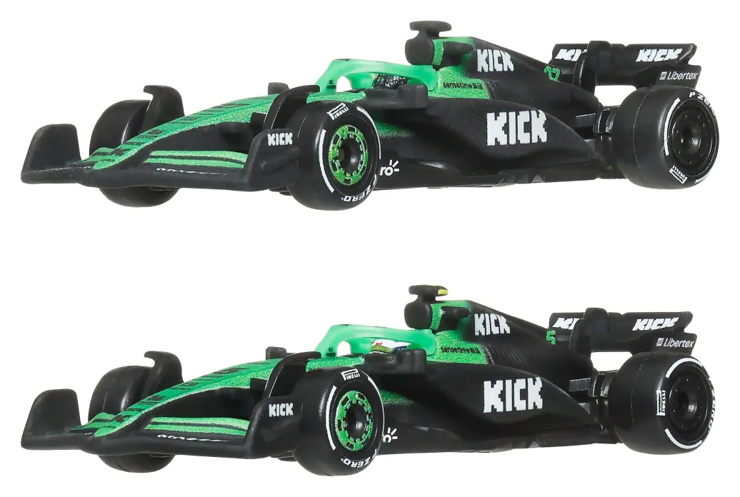 Formel 1 Hot Wheels Premium Die-Cast Fahrzeuge 2er-Pack 1/64 KICK Sauber Team