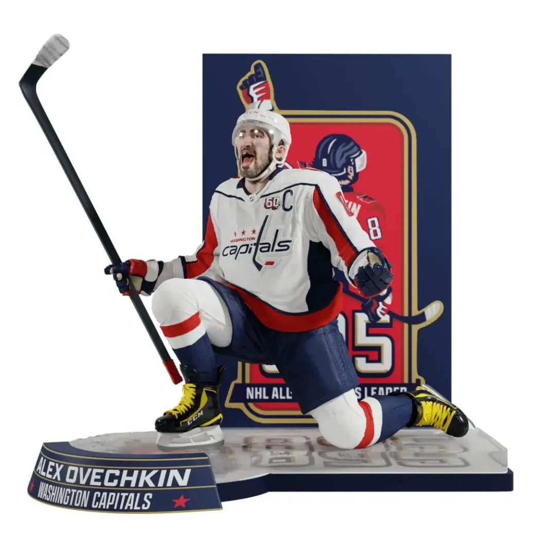 NHL Statue 1/6 Alex Ovechkin All Time Goals Leader 28 cm