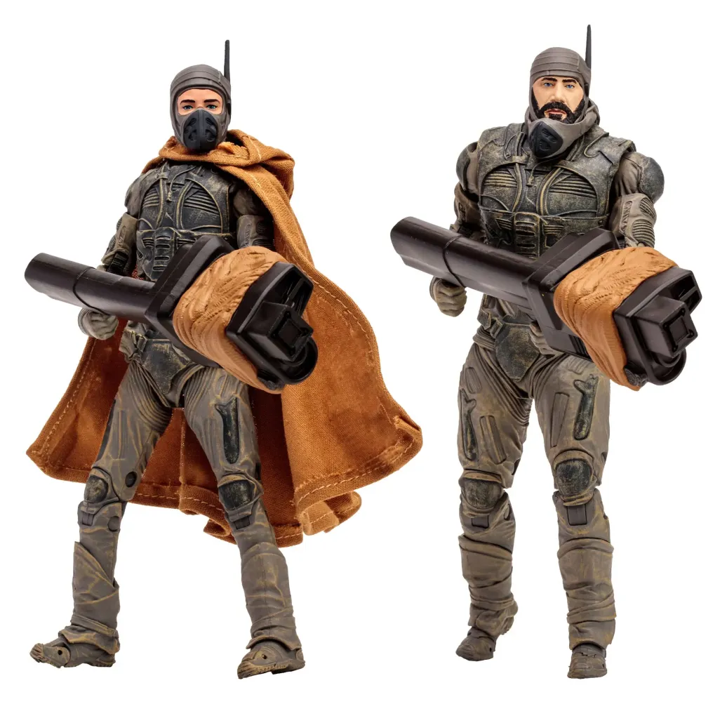 Dune: Teil 2 Actionfiguren 2er-Pack Stilgar & Shishakli (Gold Label) 18 cm