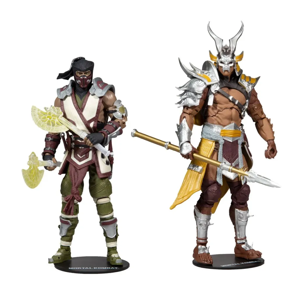 Mortal Kombat Sub-Zero & Shao Khan Actionfiguren Doppelpack 18 cm