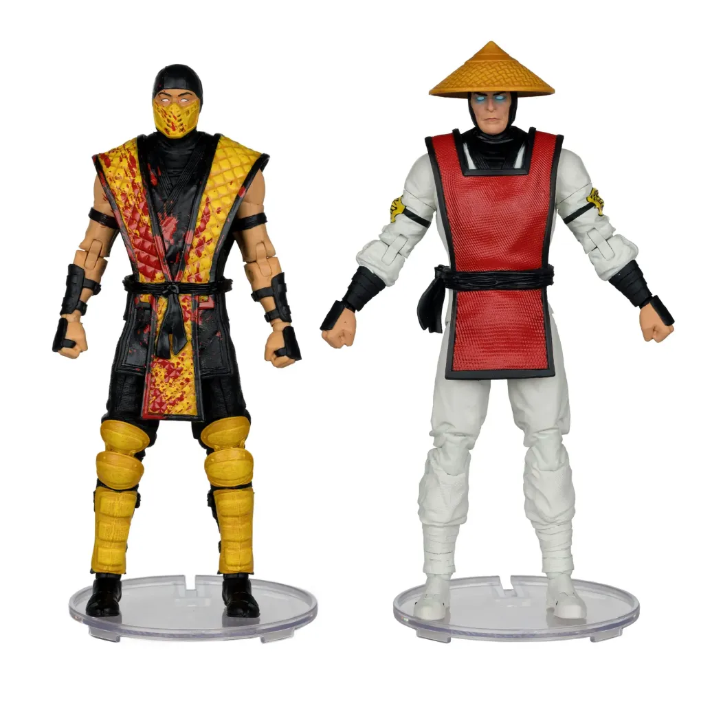 Mortal Kombat Actionfiguren 2er-Pack Scorpion vs. Raiden (Klassics) 18 cm