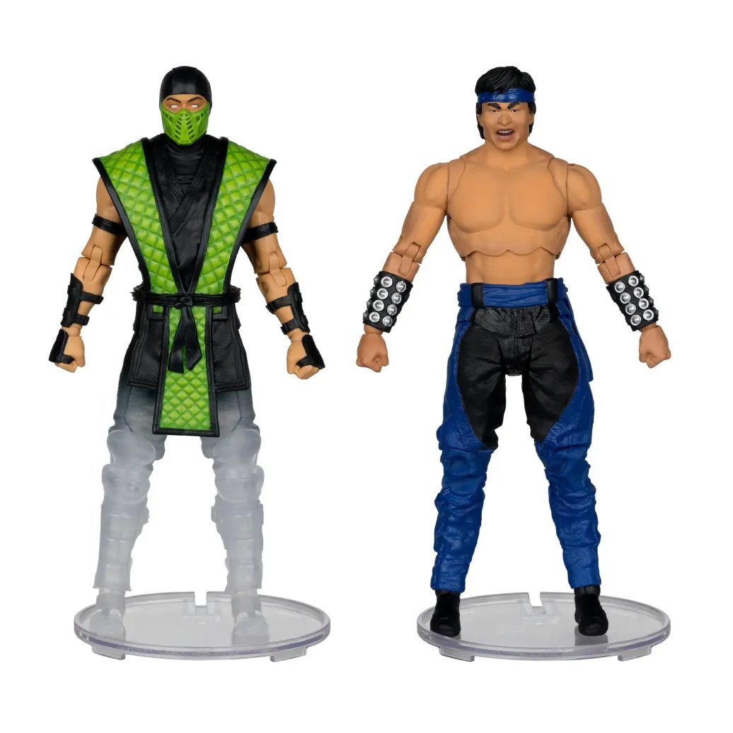 Mortal Kombat Actionfiguren 2er-Pack Liu Kang vs. Reptile (Klassics) 18 cm