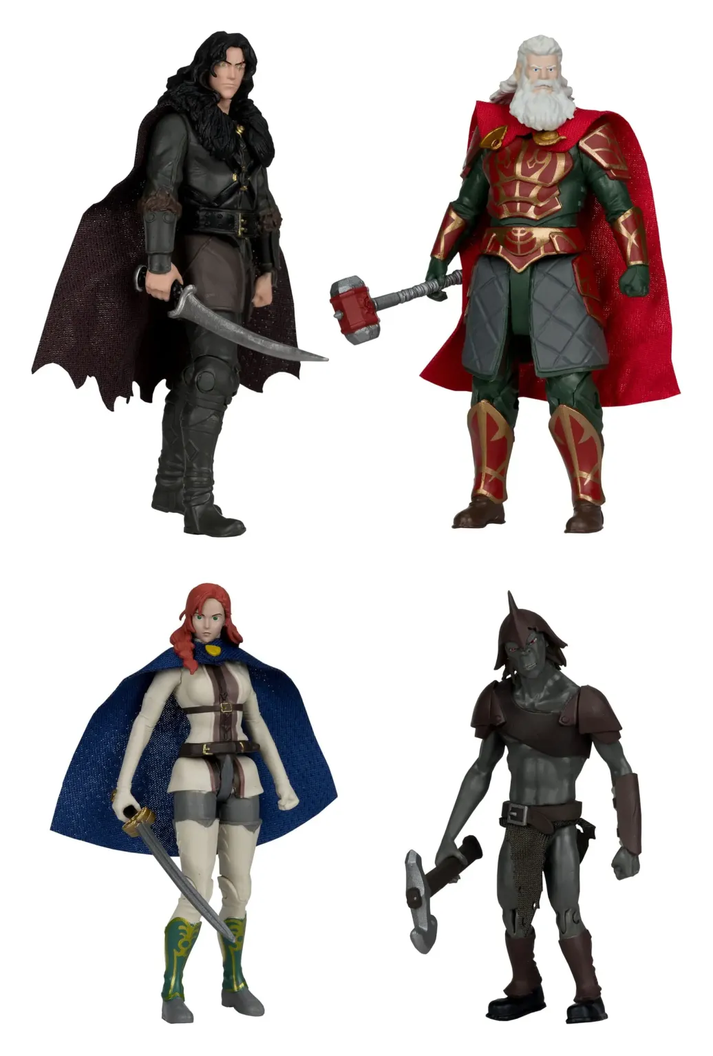 Der Herr der Ringe: Die Schlacht der Rohirrim Build-A Actionfiguren 10 cm (BAF: Snow Troll) Sortiment (4)