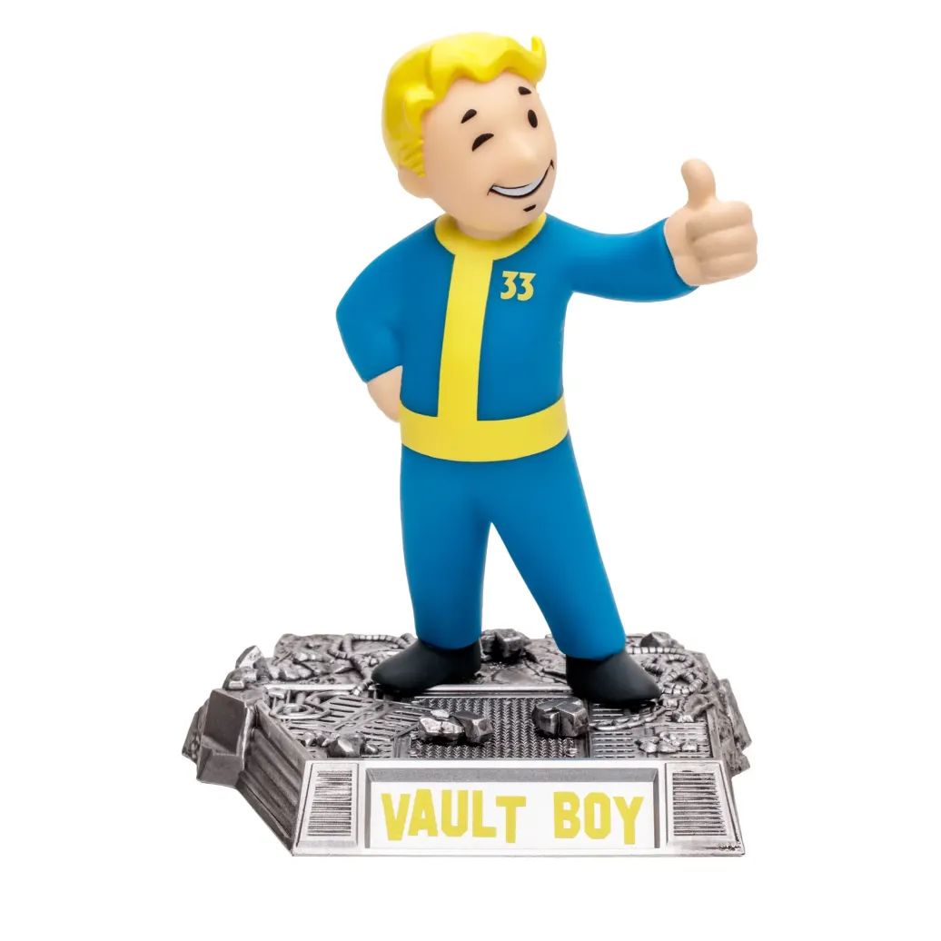 Fallout Movie Maniacs Actionfigur Vault Boy (Gold Label) 15 cm