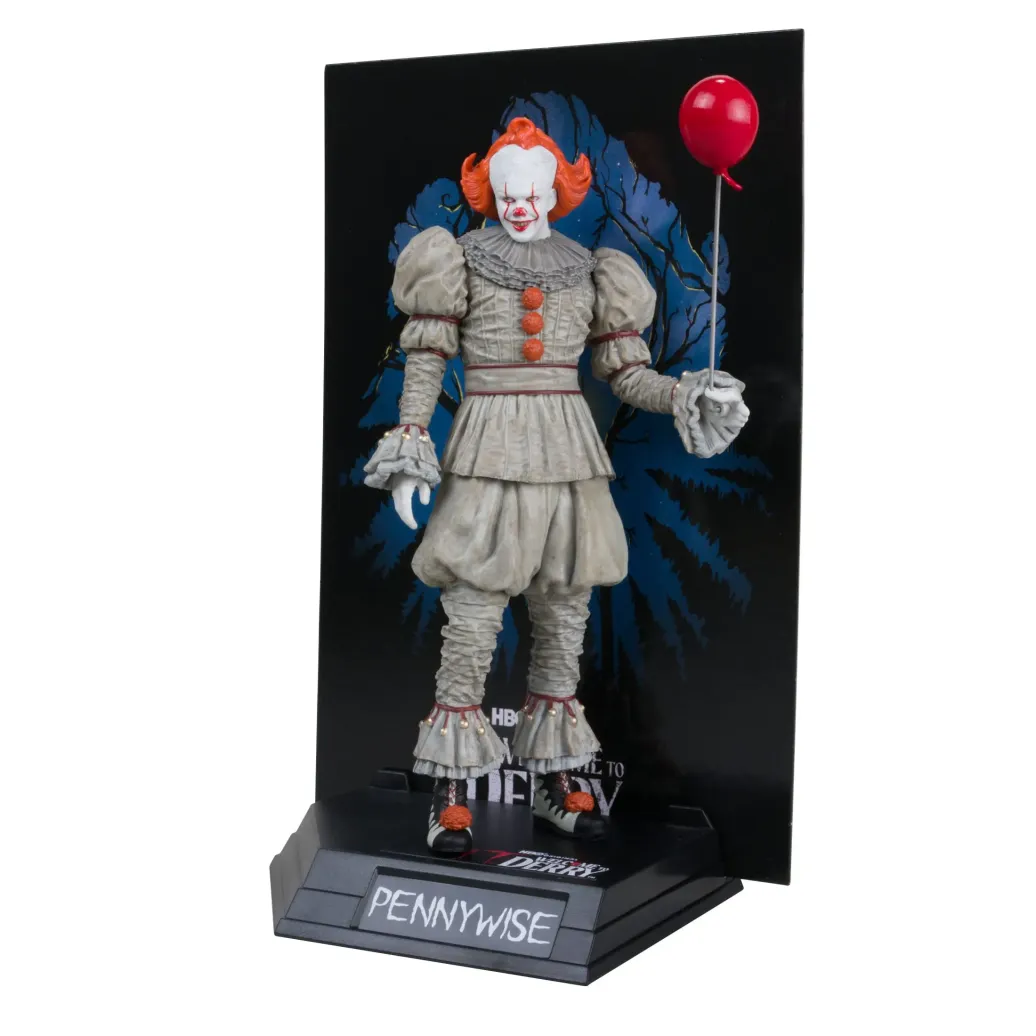 It: Welcome to Derry Movie Maniacs PVC Statue Pennywise (Gold Label) 16 cm