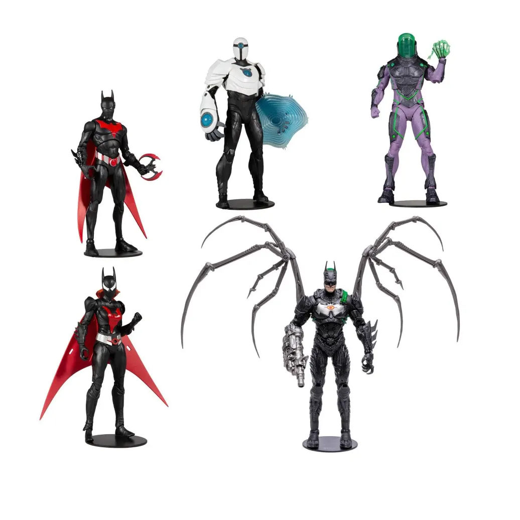 DC Multiverse Batman Beyond Build-A Actionfiguren 5er-Pack 15 cm