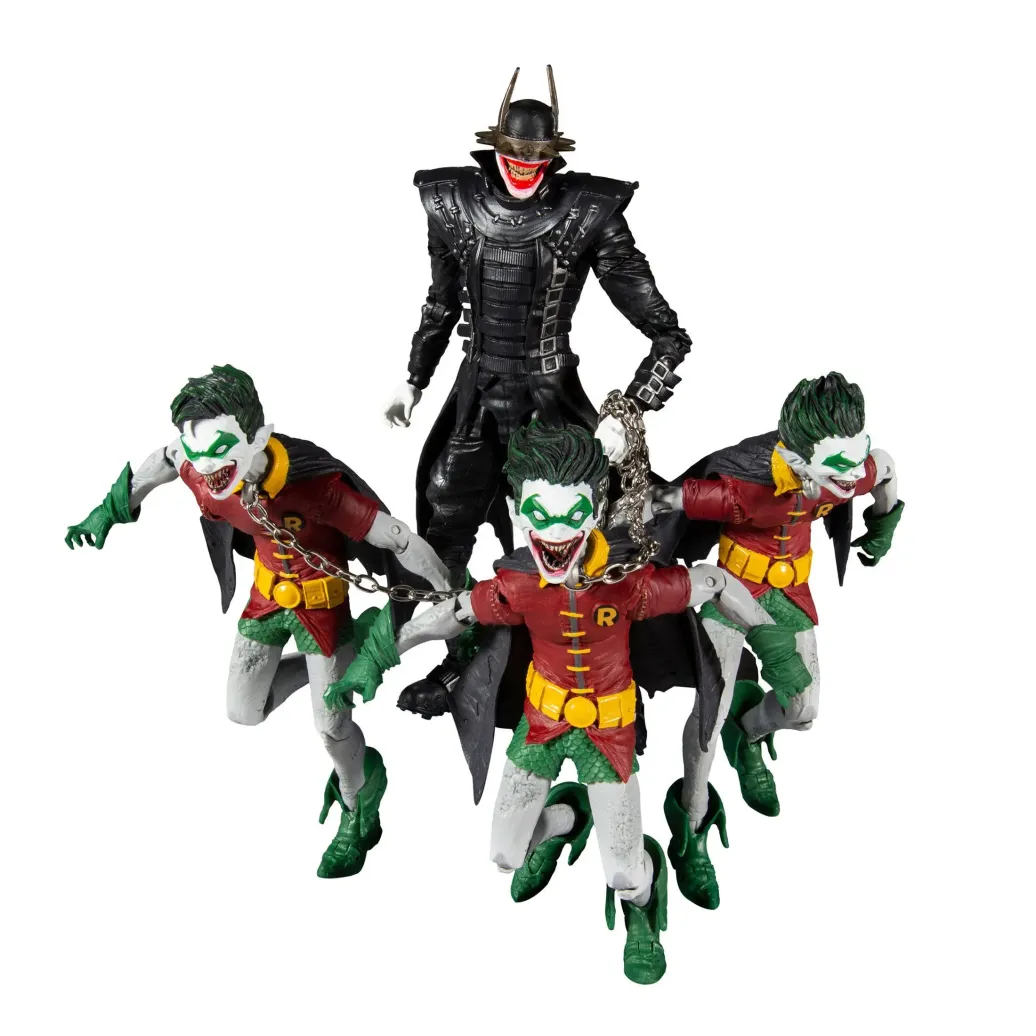 DC Actionfiguren Collector Multipack The Batman Who Laughs with the Robins of Earth 18 cm