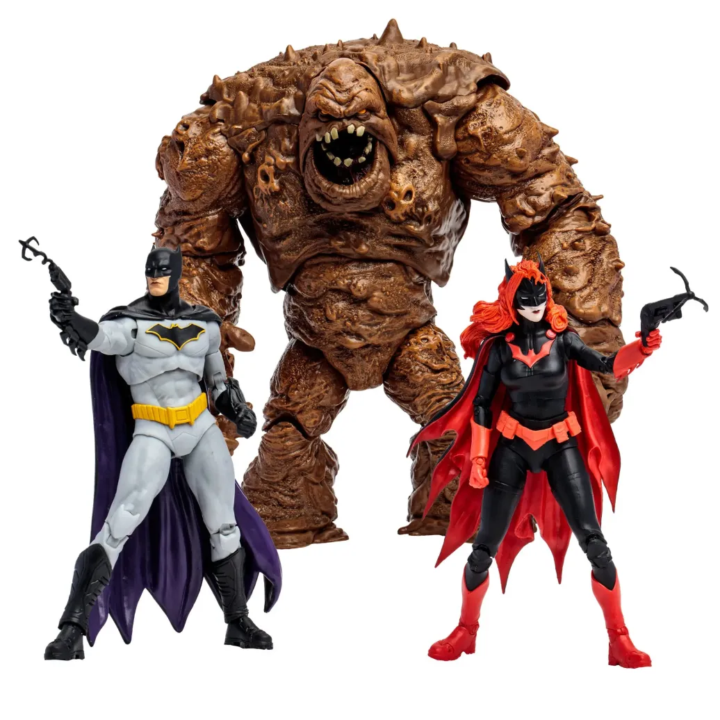 DC Multiverse Actionfiguren Multipack Clayface, Batman & Batwoman (DC Rebirth) (Gold Label) 18 cm