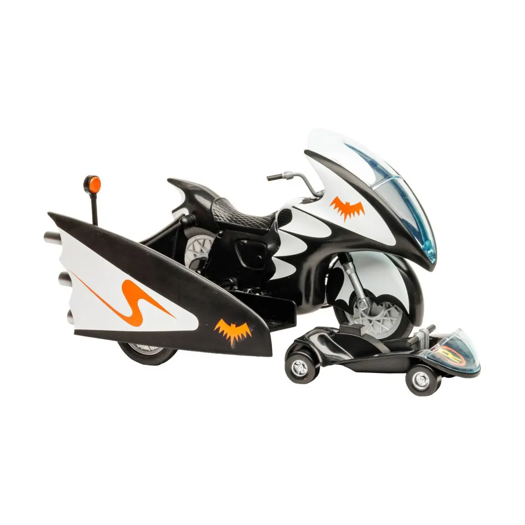DC Retro Fahrzeug Batcycle with Side Car