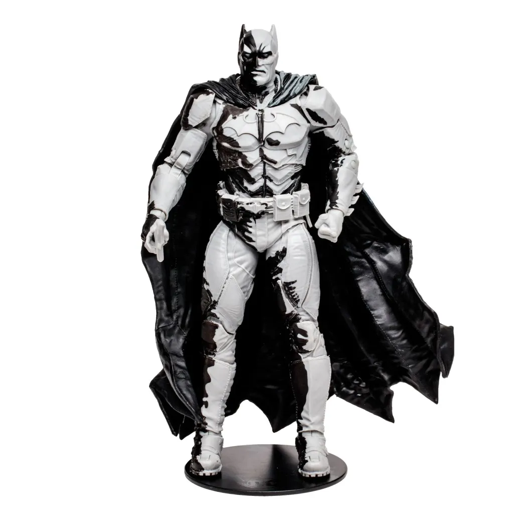 DC Direct Actionfigur & Comic Black Adam Batman Line Art Variant (Gold Label) (SDCC) 18 cm