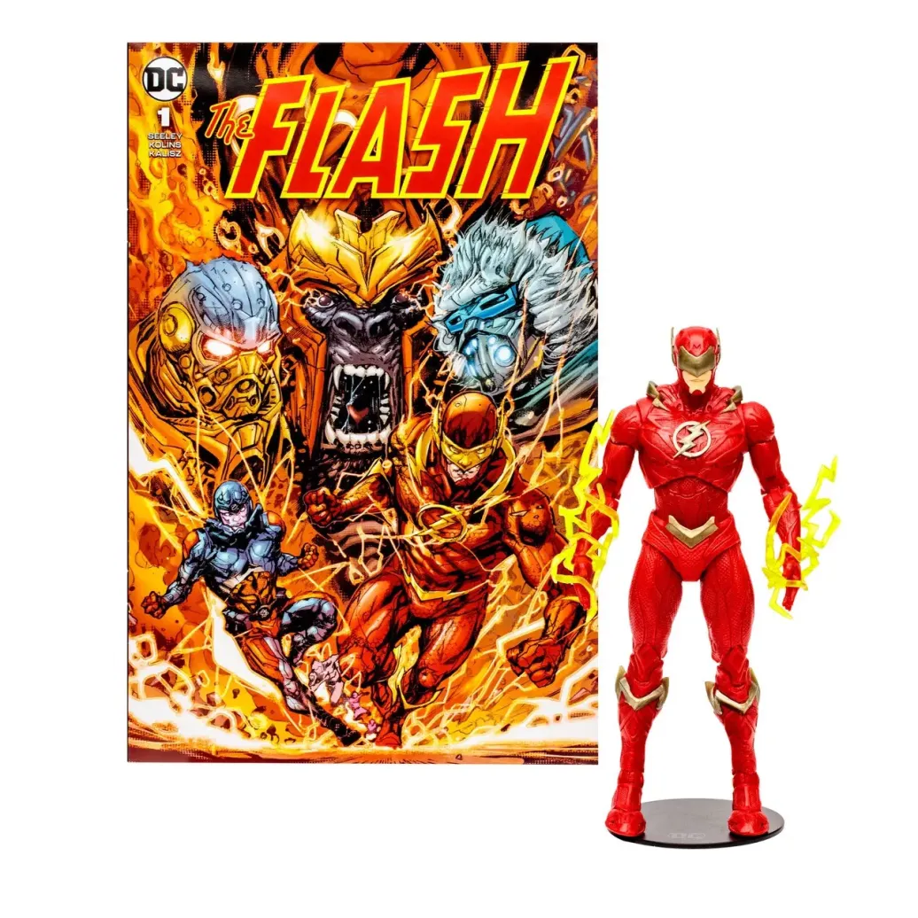 DC Direct Page Punchers Actionfigur & Comic The Flash Barry Allen (The Flash Comic) 18 cm