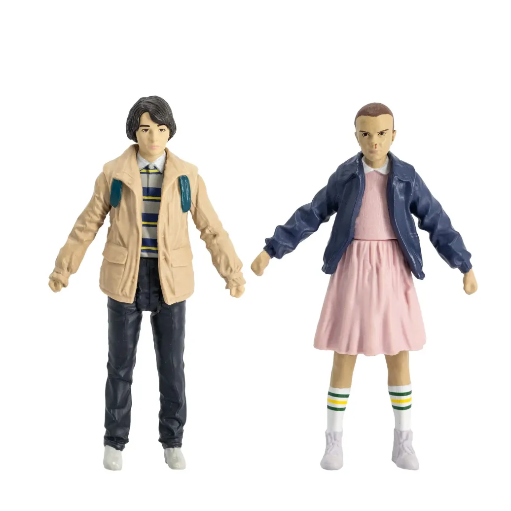 Stranger Things Actionfiguren & Comic Eleven and Mike Wheeler 8 cm