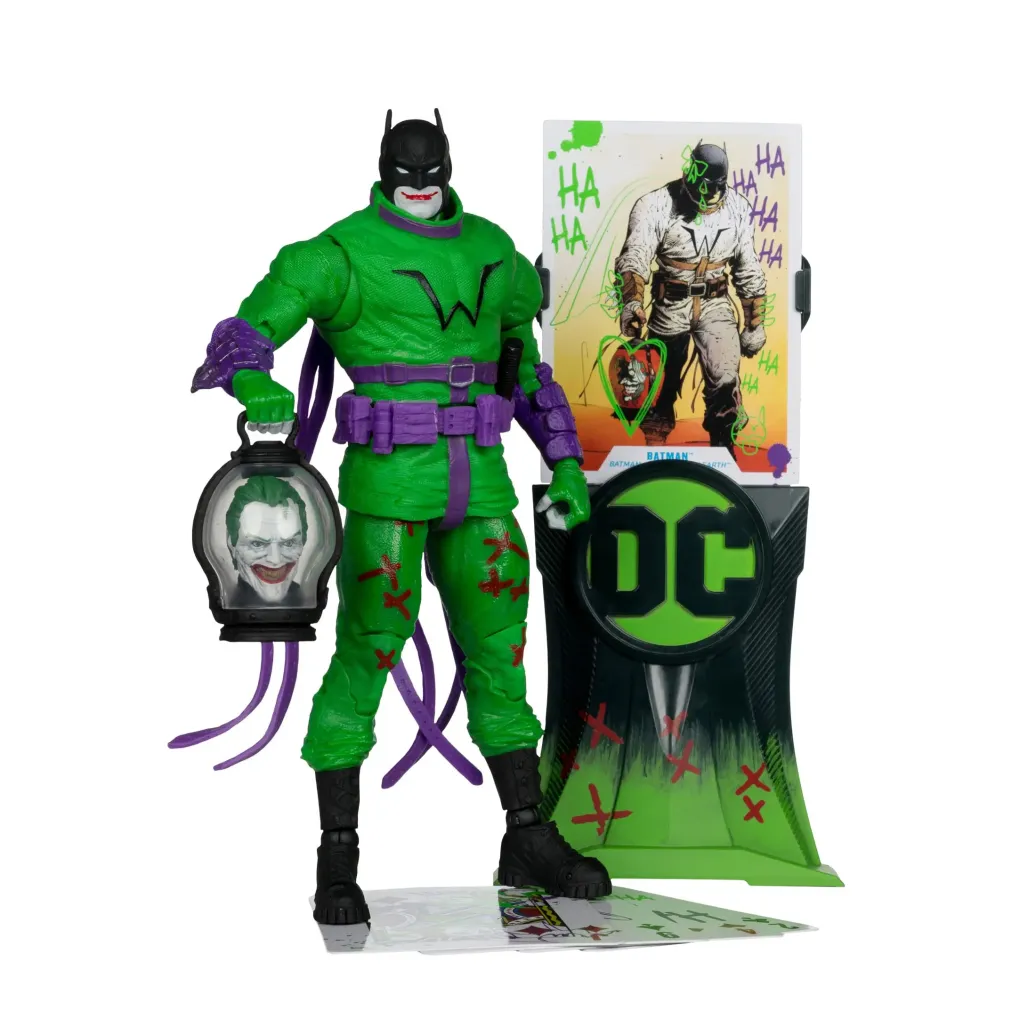 DC Multiverse Actionfigur Batman (Batman: Last Knight on Earth) Jokerized (Gold Label) 18 cm