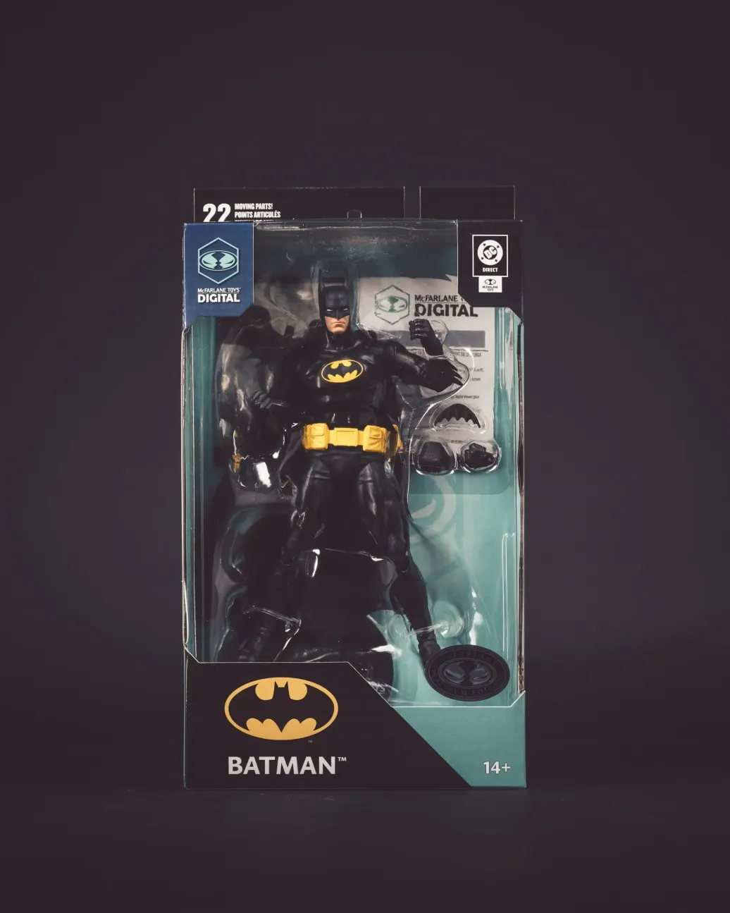 DC Direct McFarlane Toys Digital Actionfigur Batman (No Man's Land) (Platinum Edition) 18 cm