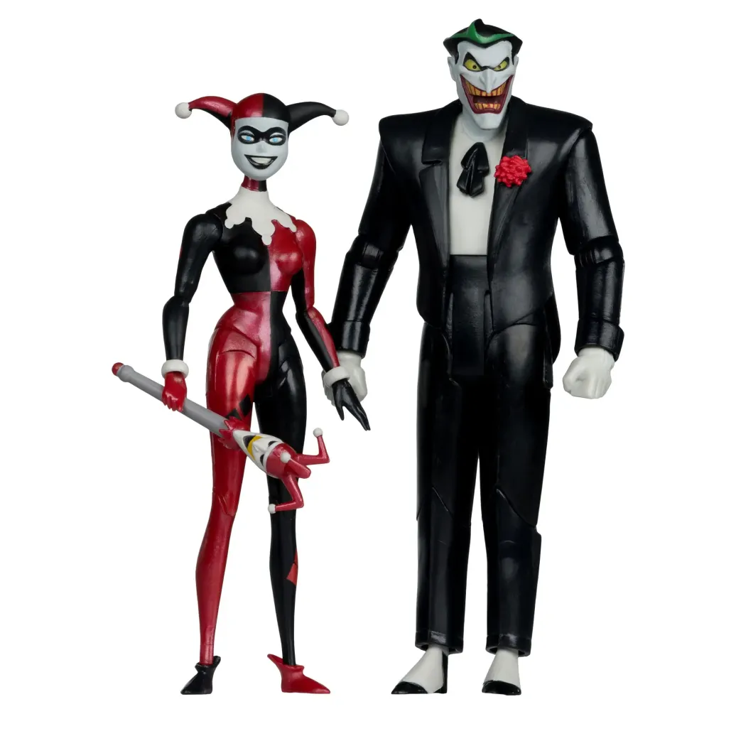 Batman: The Animated Series DC Direct Actionfiguren Harley Quinn & The Joker (Mad Love) (Gold Label) 18 cm