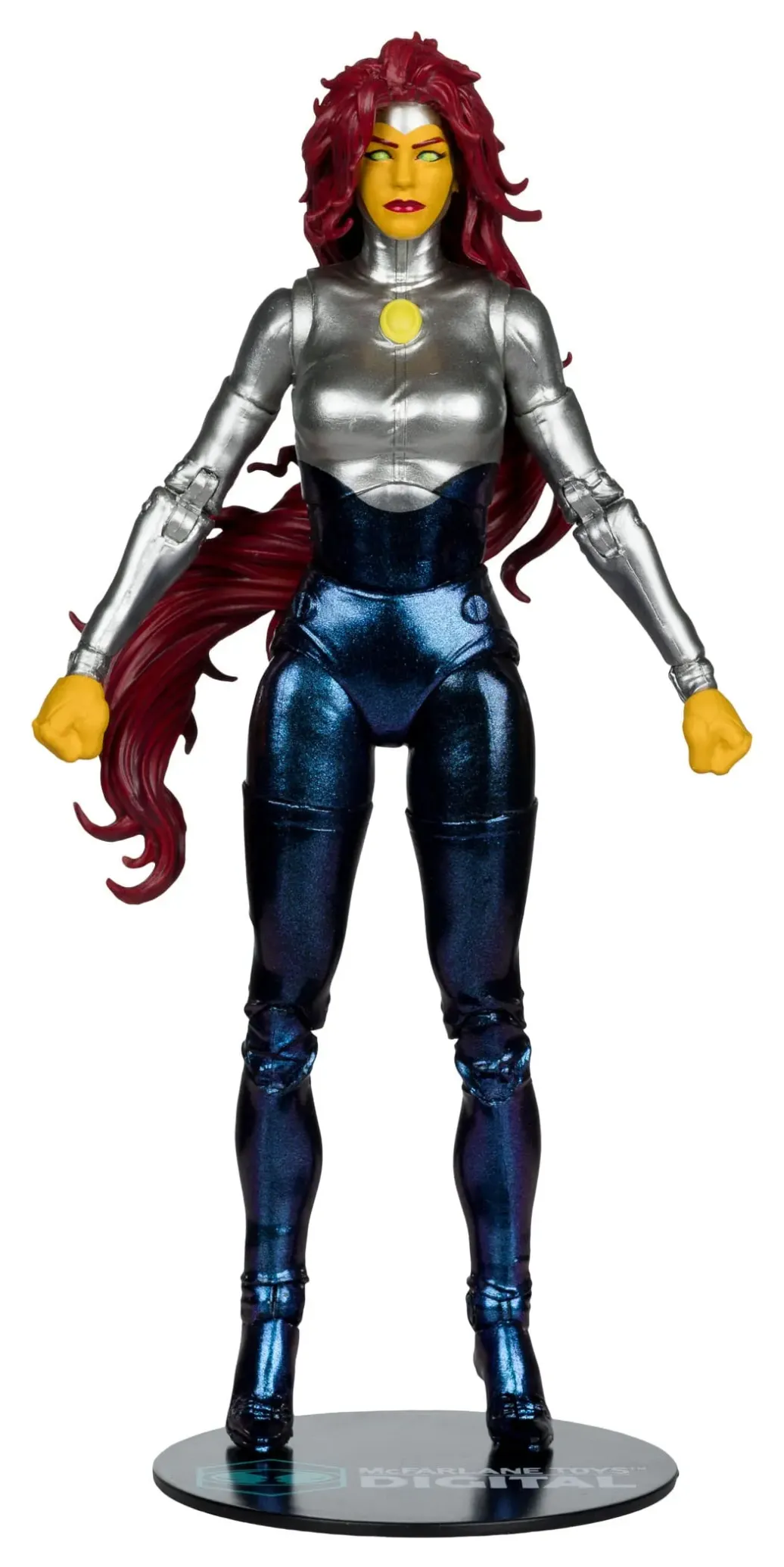 DC Direct McFarlane Toys Digital Actionfigur Blackfire (The New Teen Titans) 18 cm