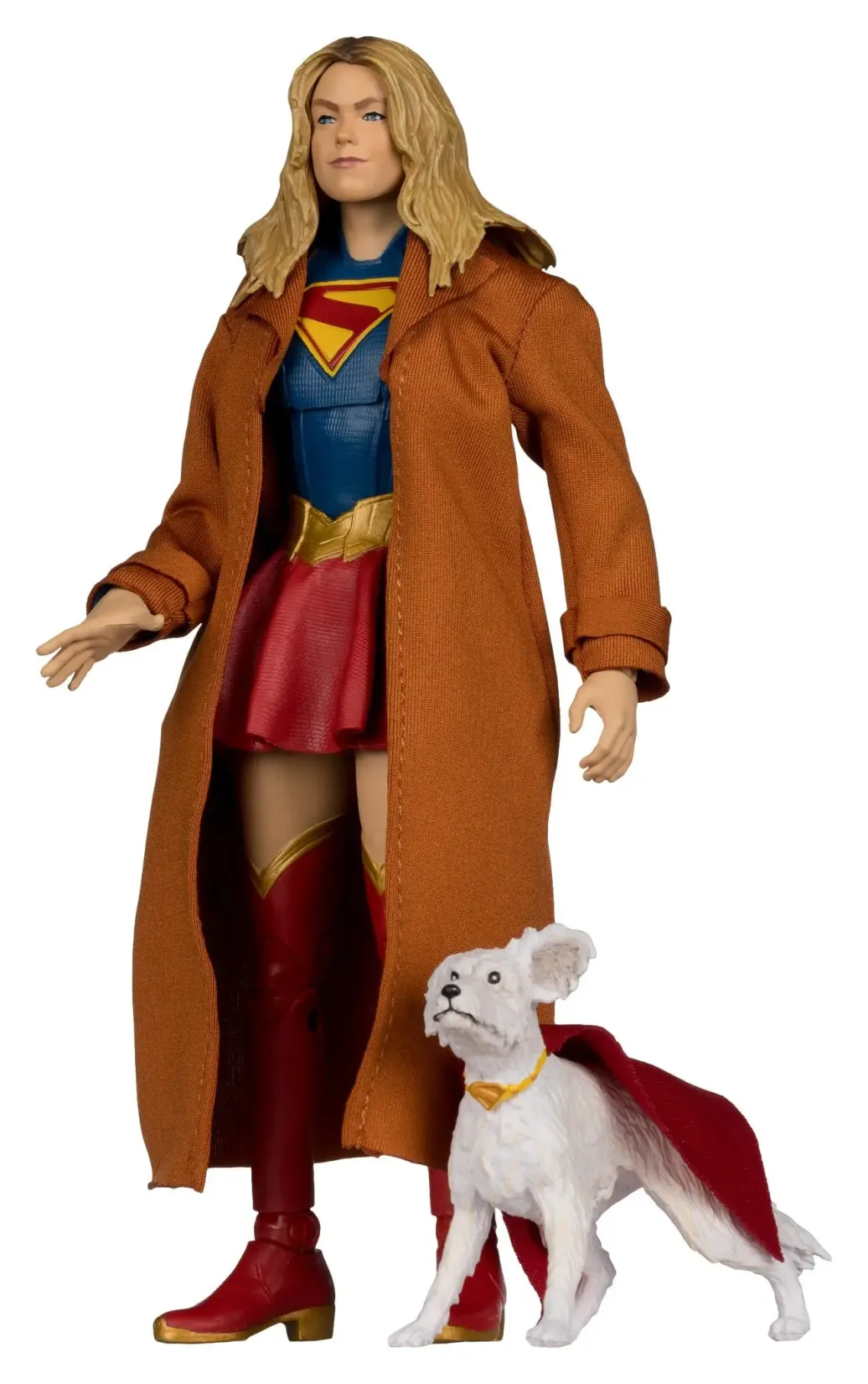 Supergirl (2026) DC Theatrical Deluxe Edition Actionfigur Supergirl & Krypto (Gold Label) 17 cm