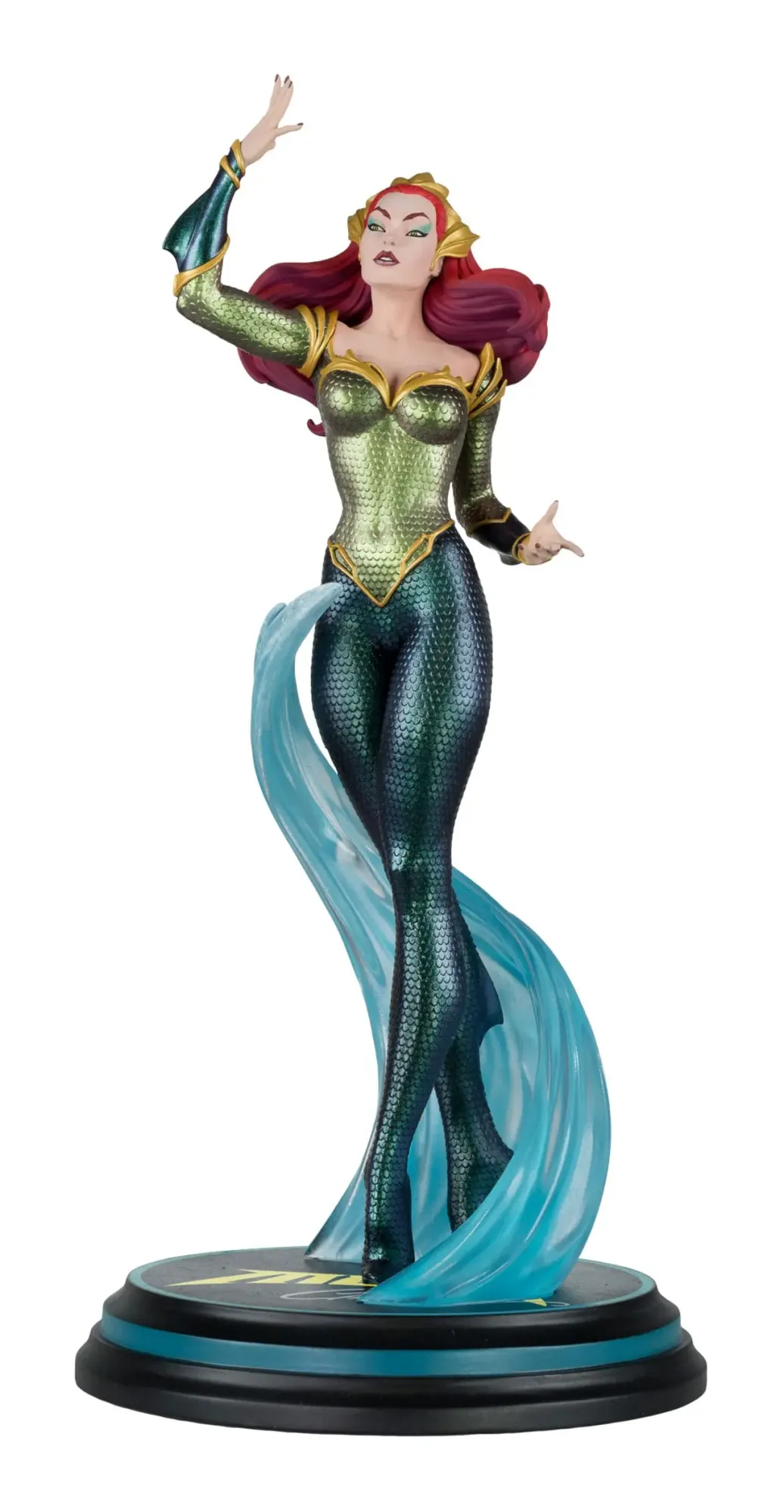 DC Direct Cover Girls Statue 1/8 Mera by J. Scott Campbell 26 cm