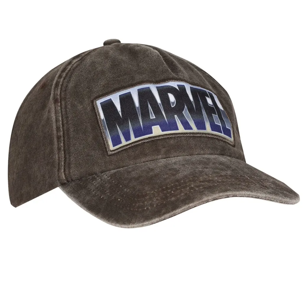 Marvel Baseball Cap Vintage Wash Logo