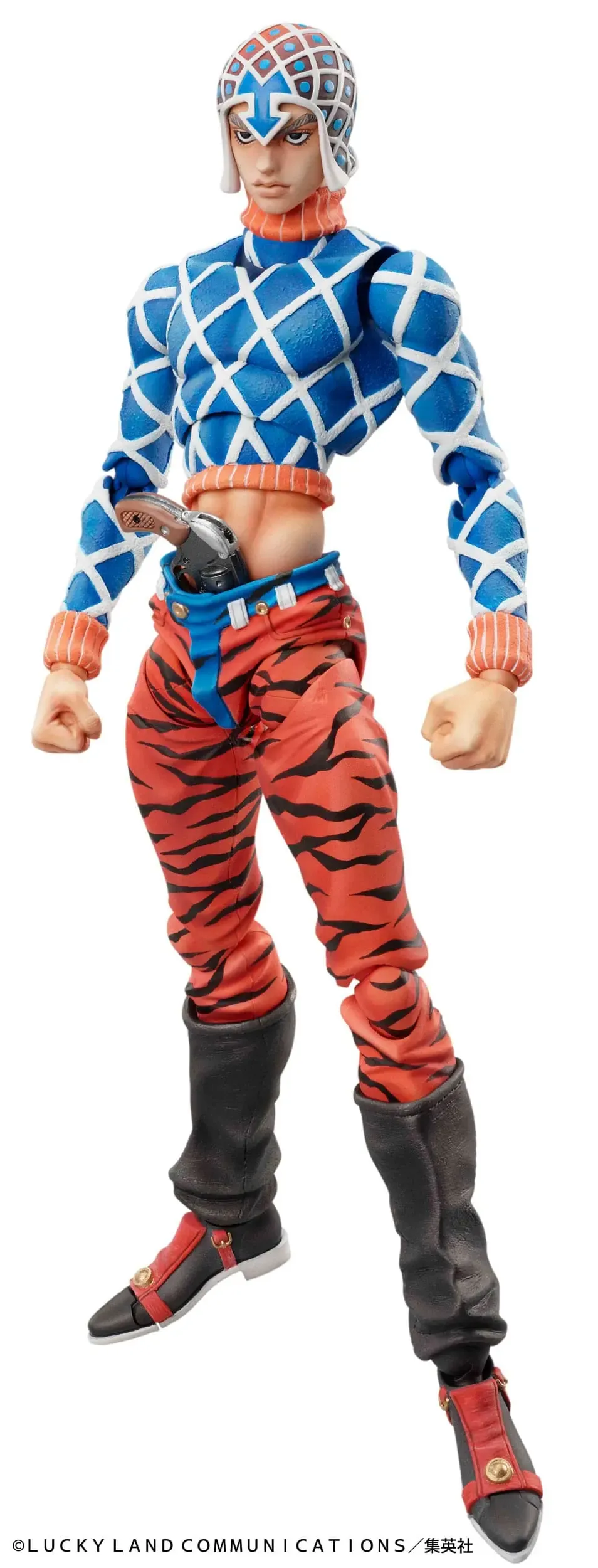 JoJo's Bizarre Adventure Part 5 Statue Legend PVC Statue Chozokado Guido Mista & S P (re-run) 15 cm