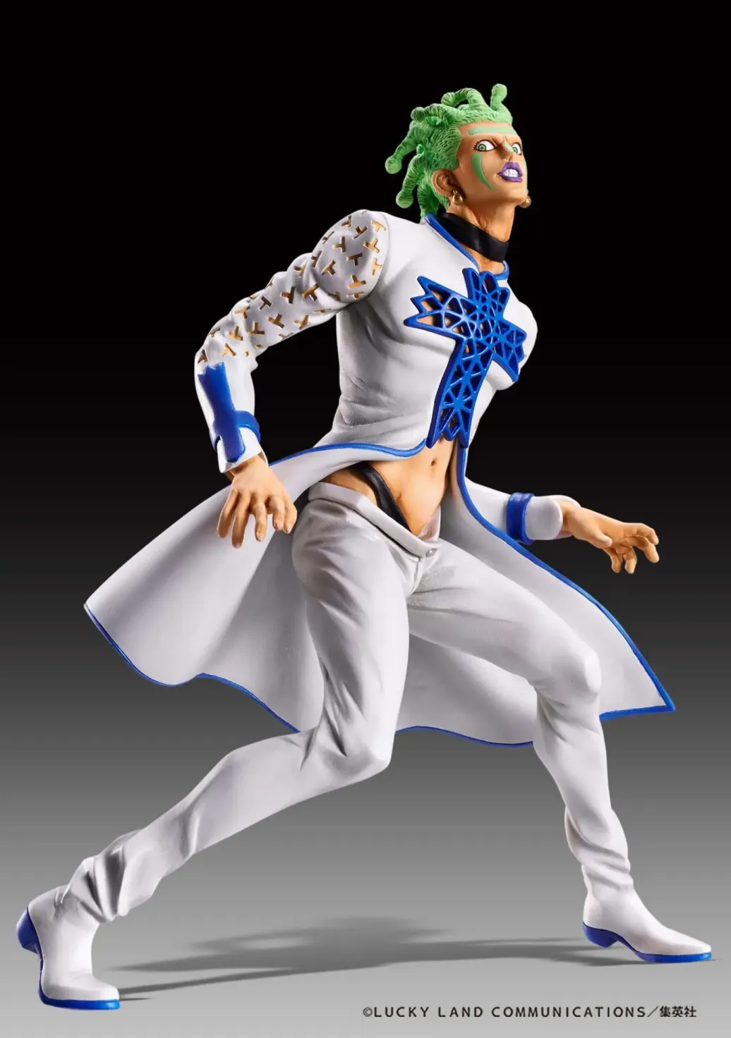 JoJo's Bizarre Adventure Part 5 Golden Wind Statue Legend PVC Statue Cioccolata 17 cm 