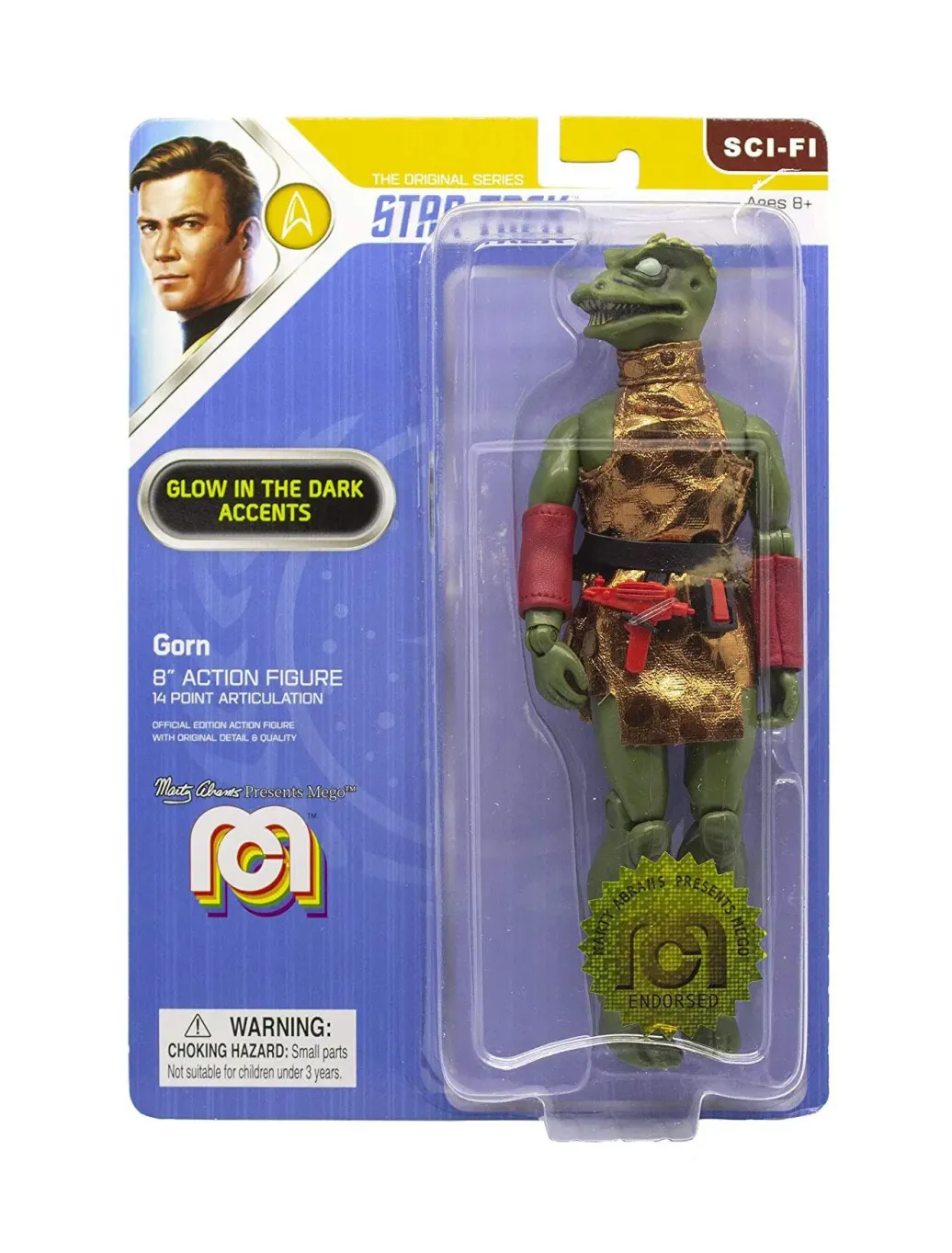 Star Trek TOS Gorn Actionfigur Glow in the Dark 20 cm