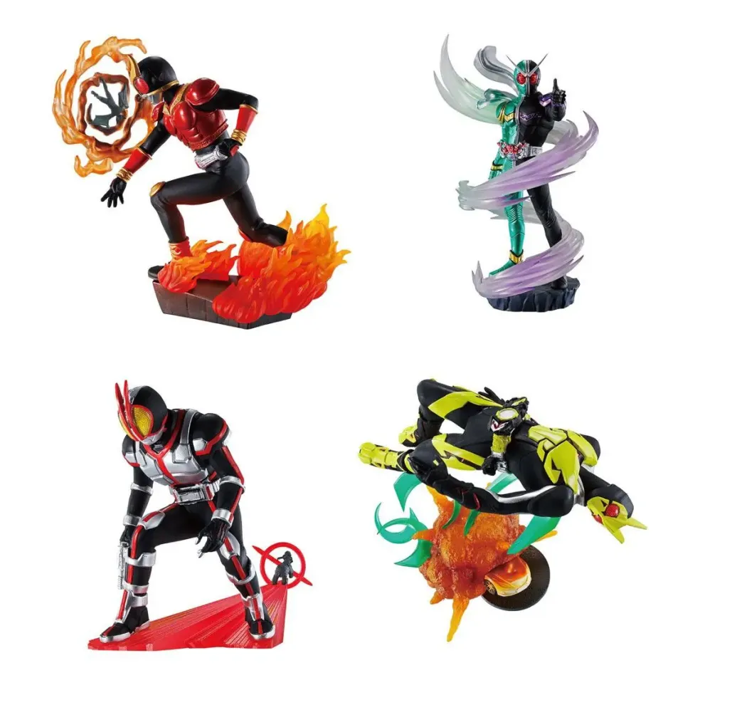Kamen Rider Petitrama Series Sammelfiguren 8 cm Legend Rider Memories Sortiment (4)