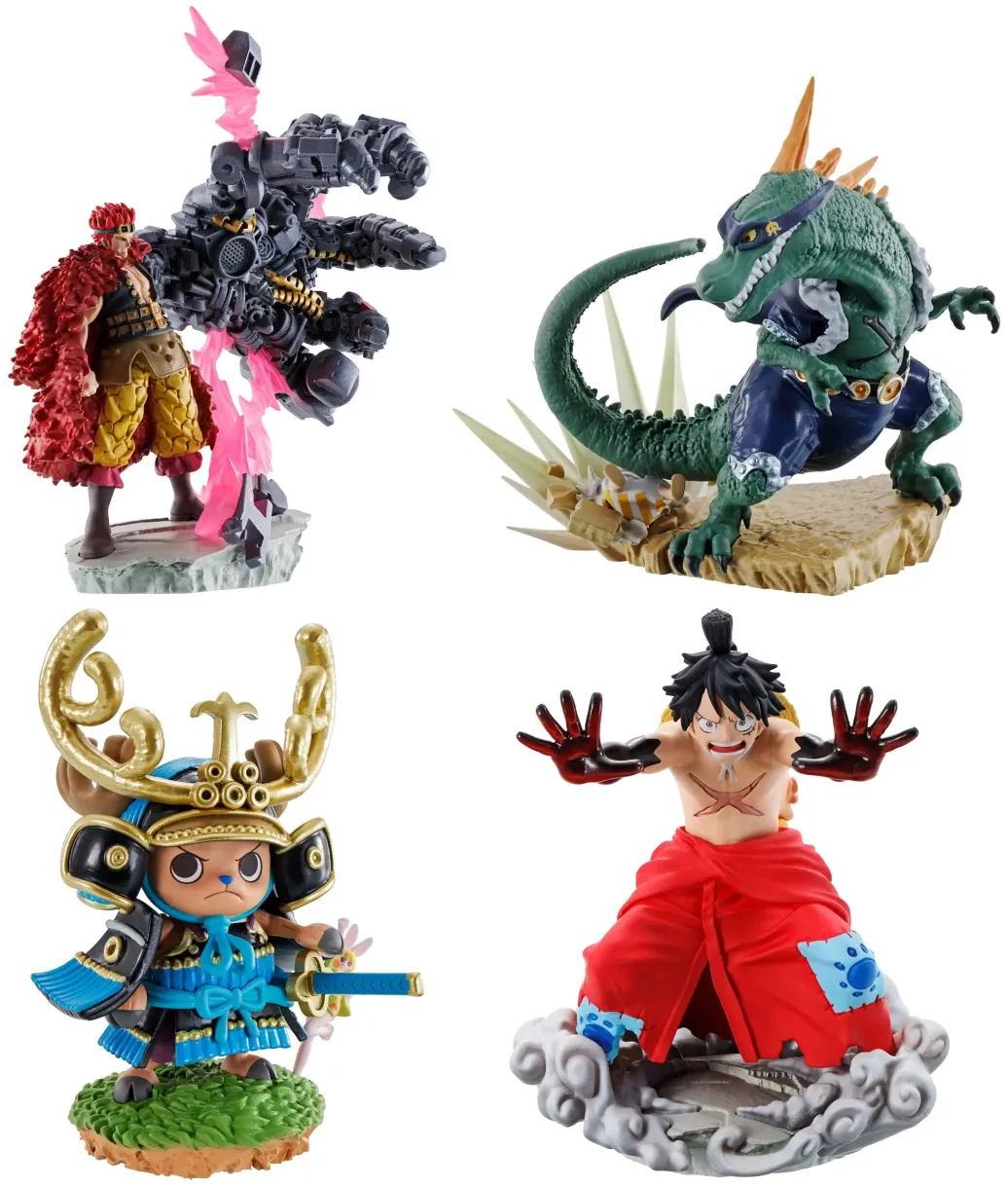One Piece Petitrama PVC Mini-Statue Logbox Re Birth Wanokuni Vol. 2 Set 9 cm