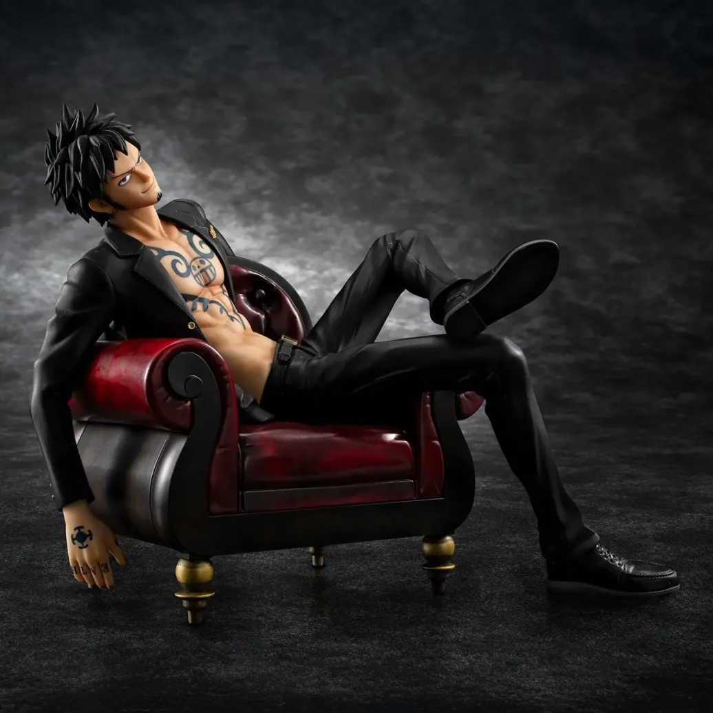 One Piece Portrait.Of.Pirates "S.O.C" PVC Figur Trafalgar Law Ver.R