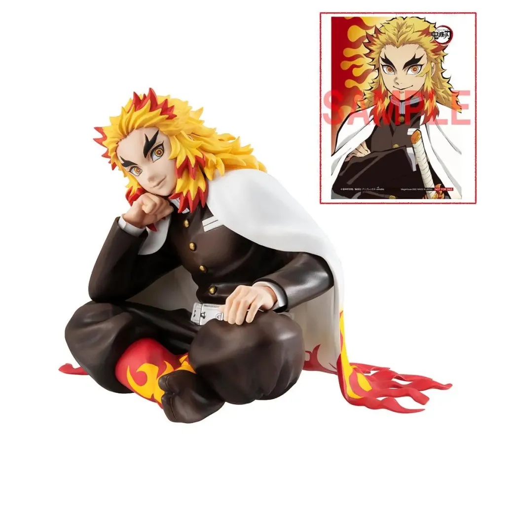 Demon Slayer Kimetsu no Yaiba G.E.M. PVC Statue Rengoku Palm Size Edition Deluxe 9 cm