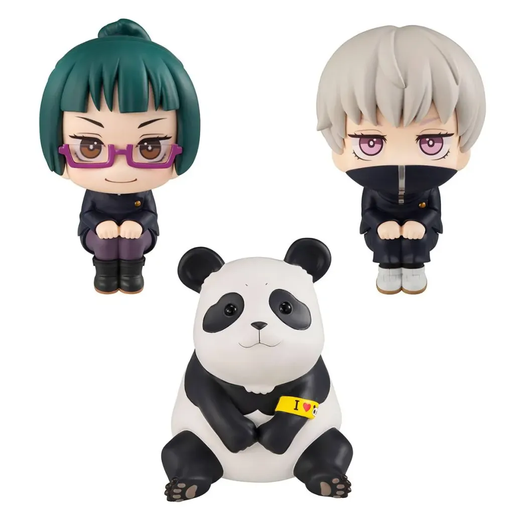Jujutsu Kaisen Look Up PVC Statuen Maki & Toge & Panda Limited Ver. 11 cm