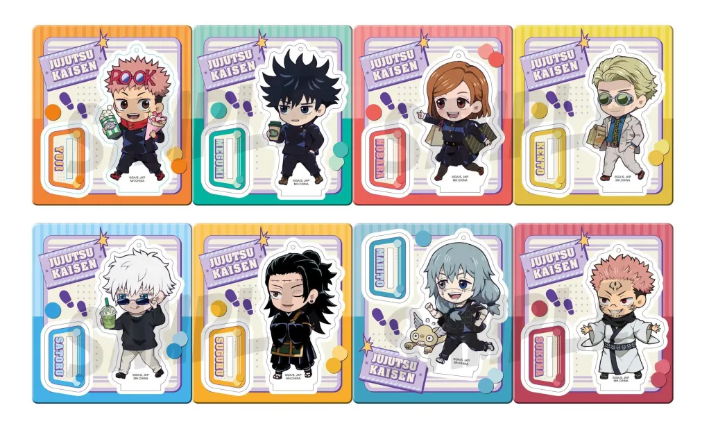 Jujutsu Kaisen TokoToko Mascot Acryl Figuren Vol. 2 Display 9 cm (8)