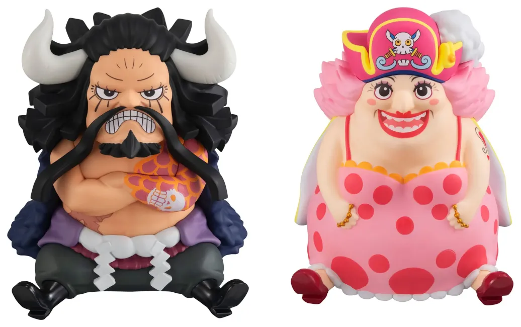 One Piece Look Up PVC Statue Kaido the Beast & Big Mom 11 cm (with Gourd & Semla)