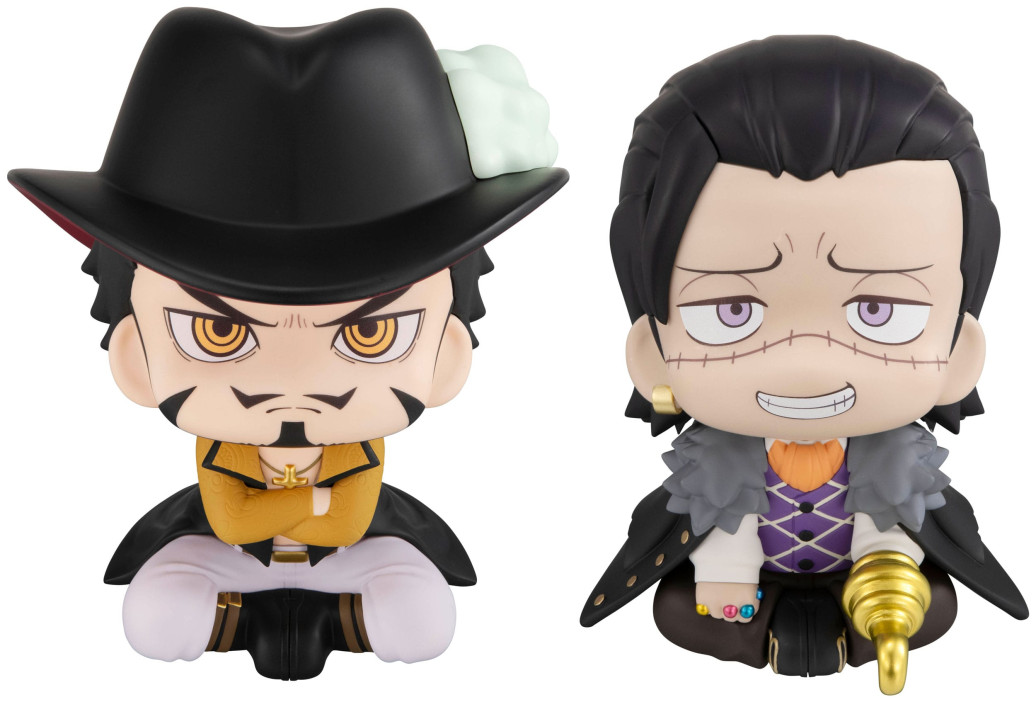 One Piece Look Up PVC Statuen Dracule Mihawk & Crocodile 11 cm (with gift)
