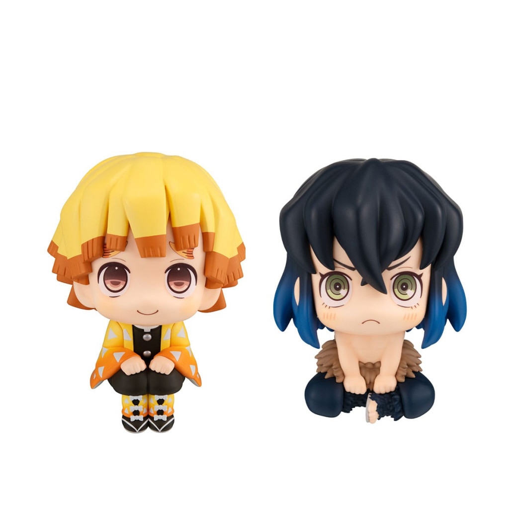 Demon Slayer: Kimetsu no Yaiba Look Up PVC Statue Zenitsu Agatsuma Smile Ver. & Inosuke Hashibira Bossy Ver. 11 cm (with gift)