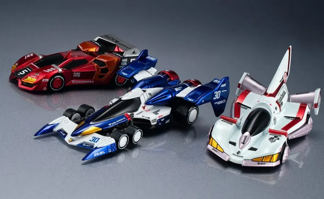 Future GPX Cyber Formula Fahrzeuge 1/18 3er-Pack 10's Cyber Formula world grand prix set Heritage Edition 14 cm