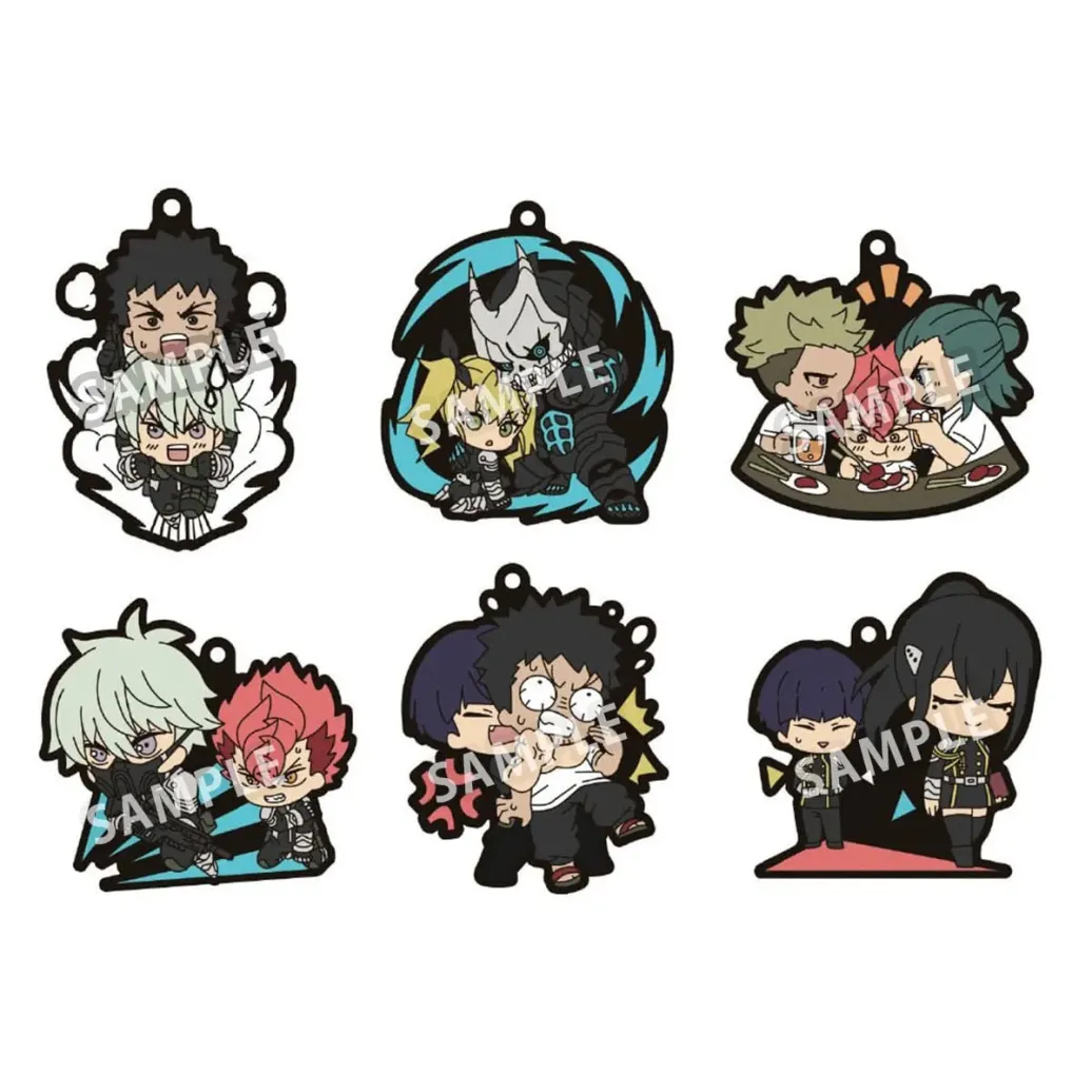 Kaiju No. 8 Rubber Mascot Buddycolle Gummi-Anhänger 7 cm Sortiment (6)