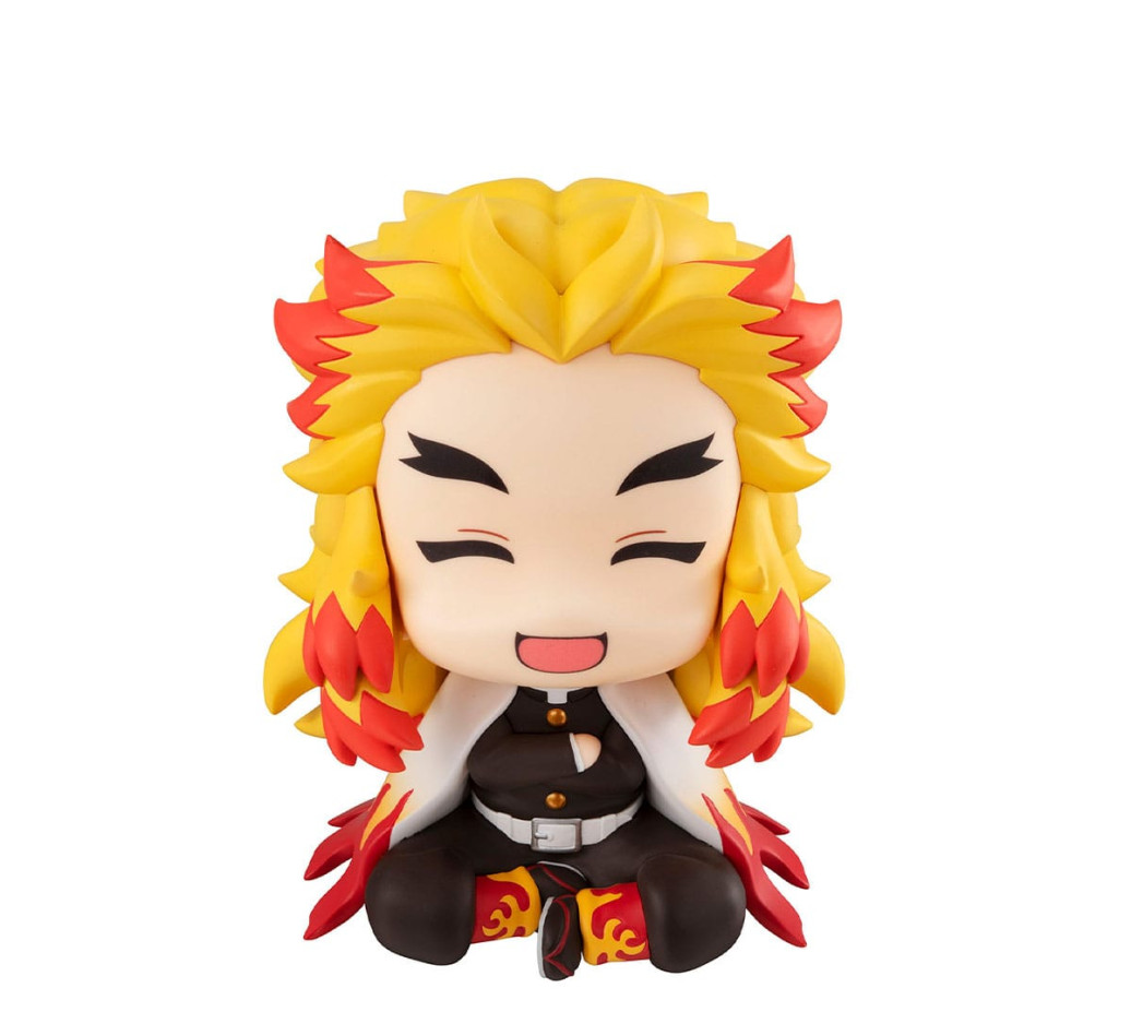 Demon Slayer: Kimetsu no Yaiba Look Up PVC Statue Rengoku Kyoujurou Smile Ver. 11 cm (with gift)