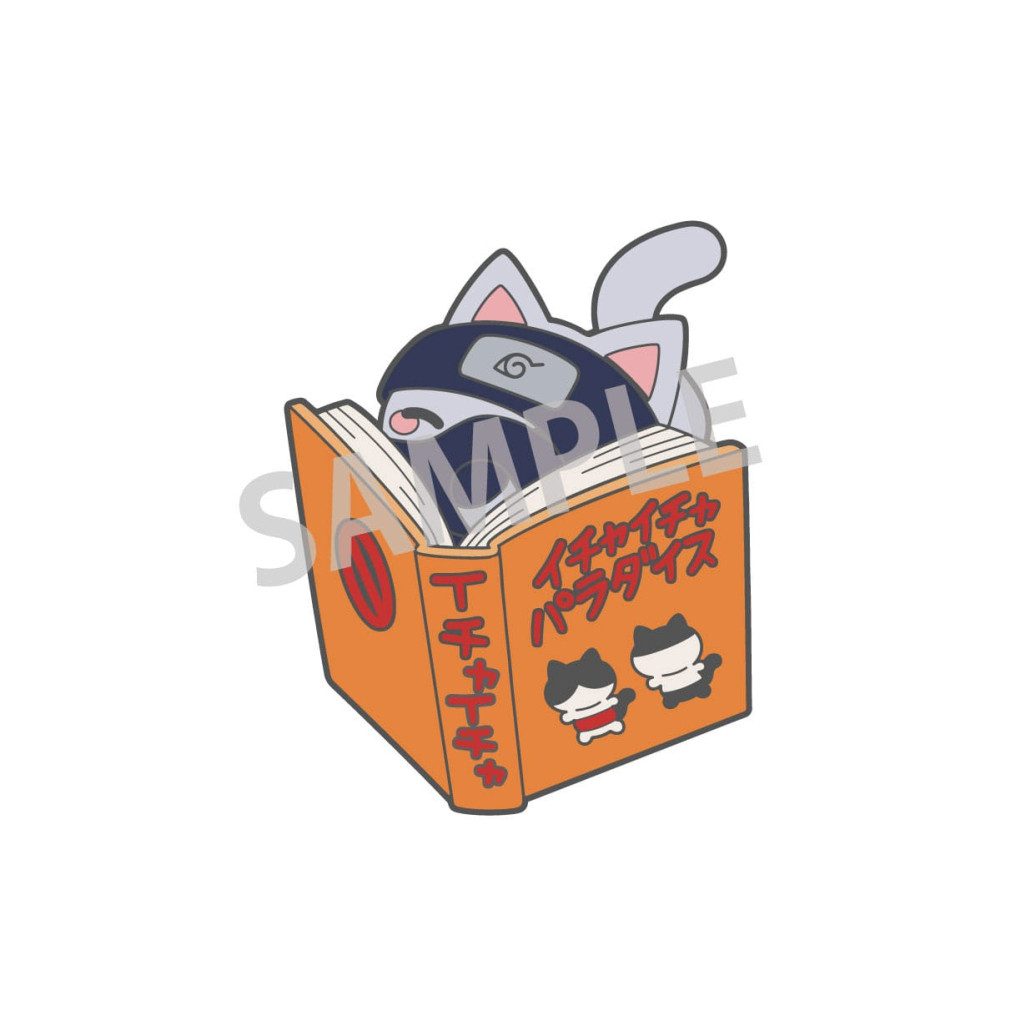 Naruto Mega Cat Project Nyaruto! Metall Ansteck-Buttons Kakashi Hatake 5 cm Umkarton (48) 