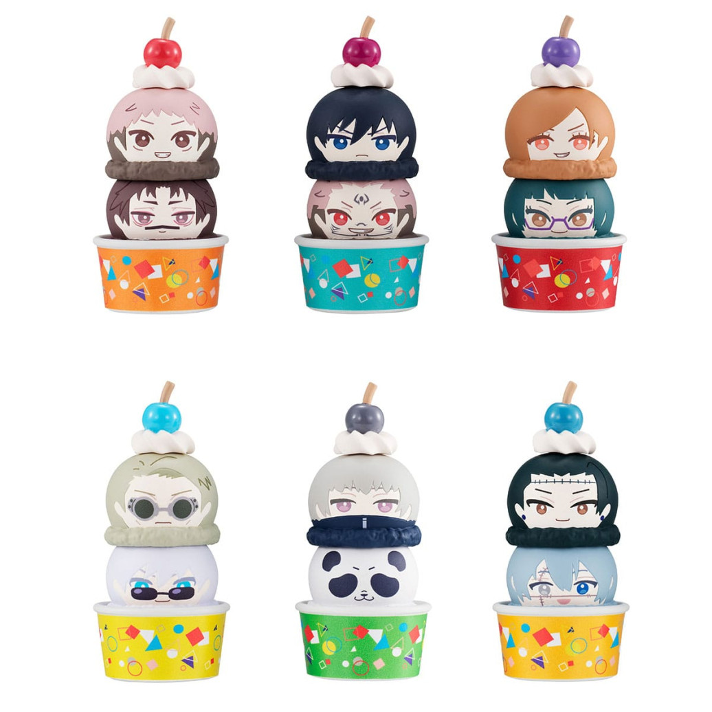 Jujutsu Kaisen Tsumichen Stack up & Change Sammelfiguren 8 cm Sortiment (6)