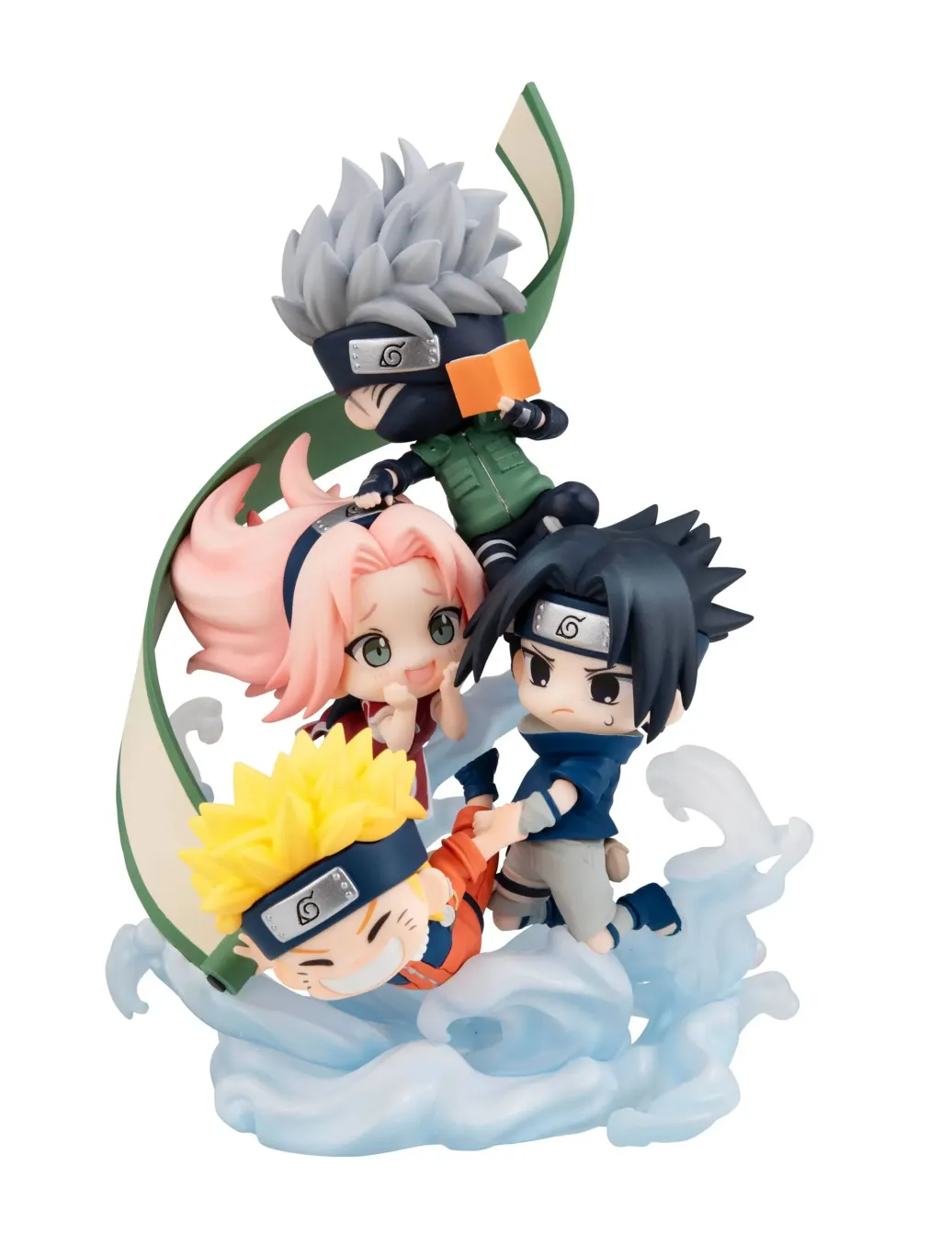 Naruto Shippuden FigUnity PVC Mini-Statue Gather here, Team 7 13 cm