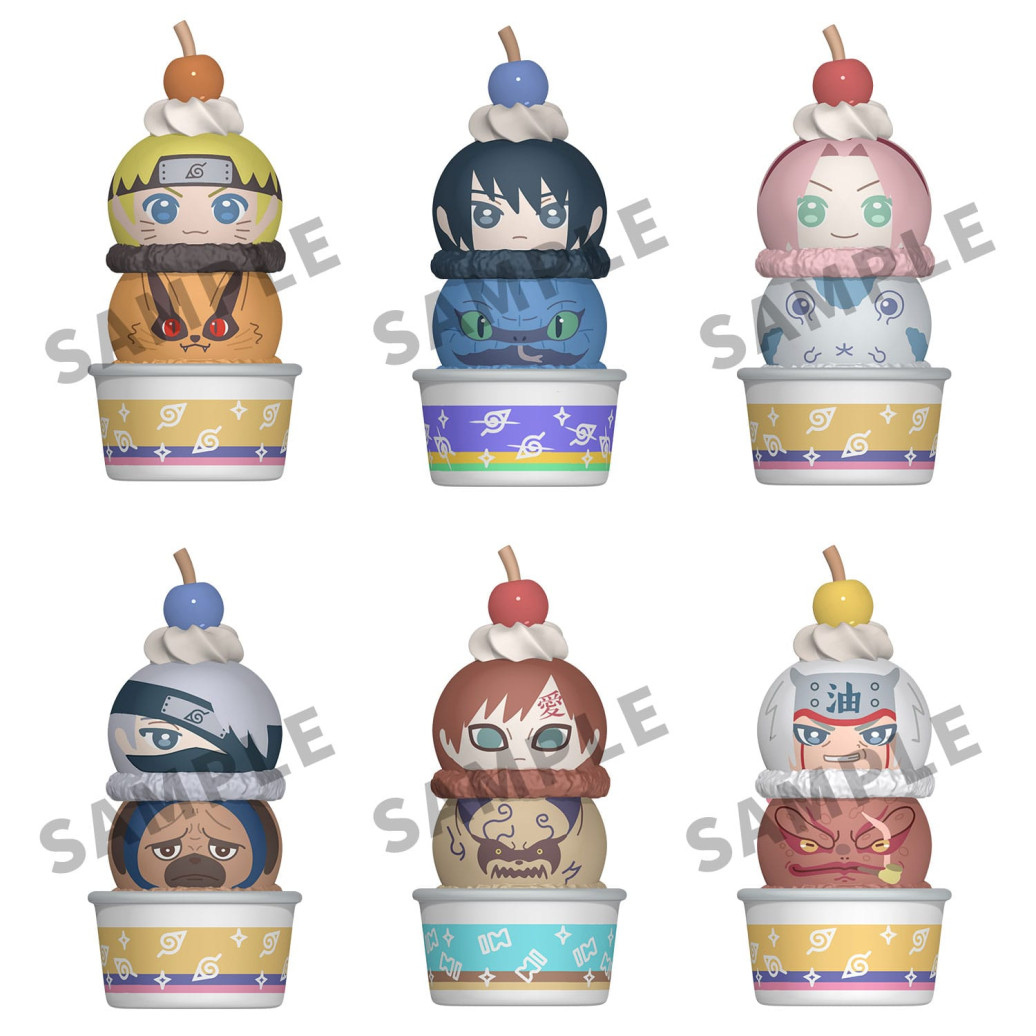 Naruto Shippuden Tsumichen Stack up & Change Sammelfiguren 8 cm Sortiment (6)
