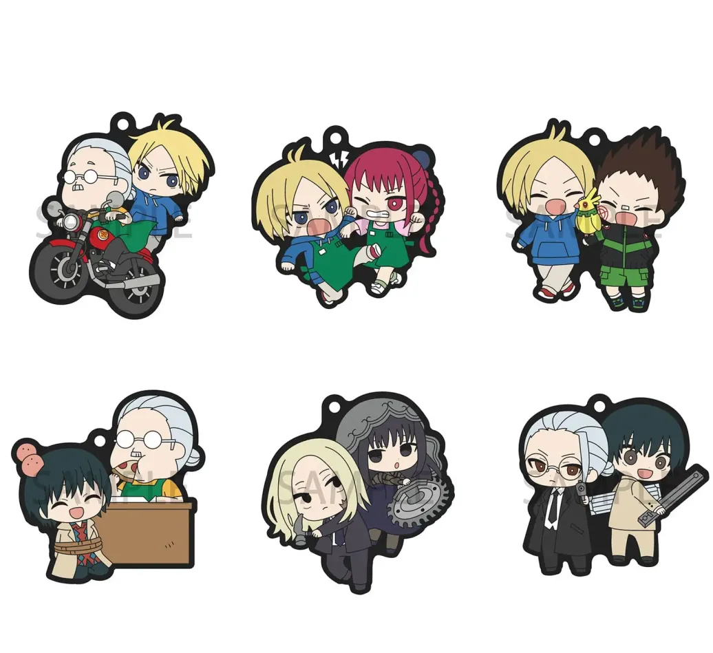 Sakamoto Days Rubber Mascot Buddycolle Gummi-Anhänger 7 cm Sortiment (6)