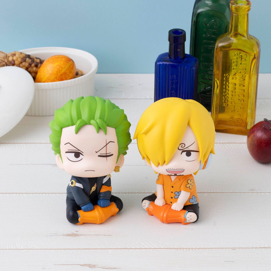One Piece Look Up PVC Statuen Roronoa Zoro & Sanji Future Island Egghead Ver. 11 cm (with gift)