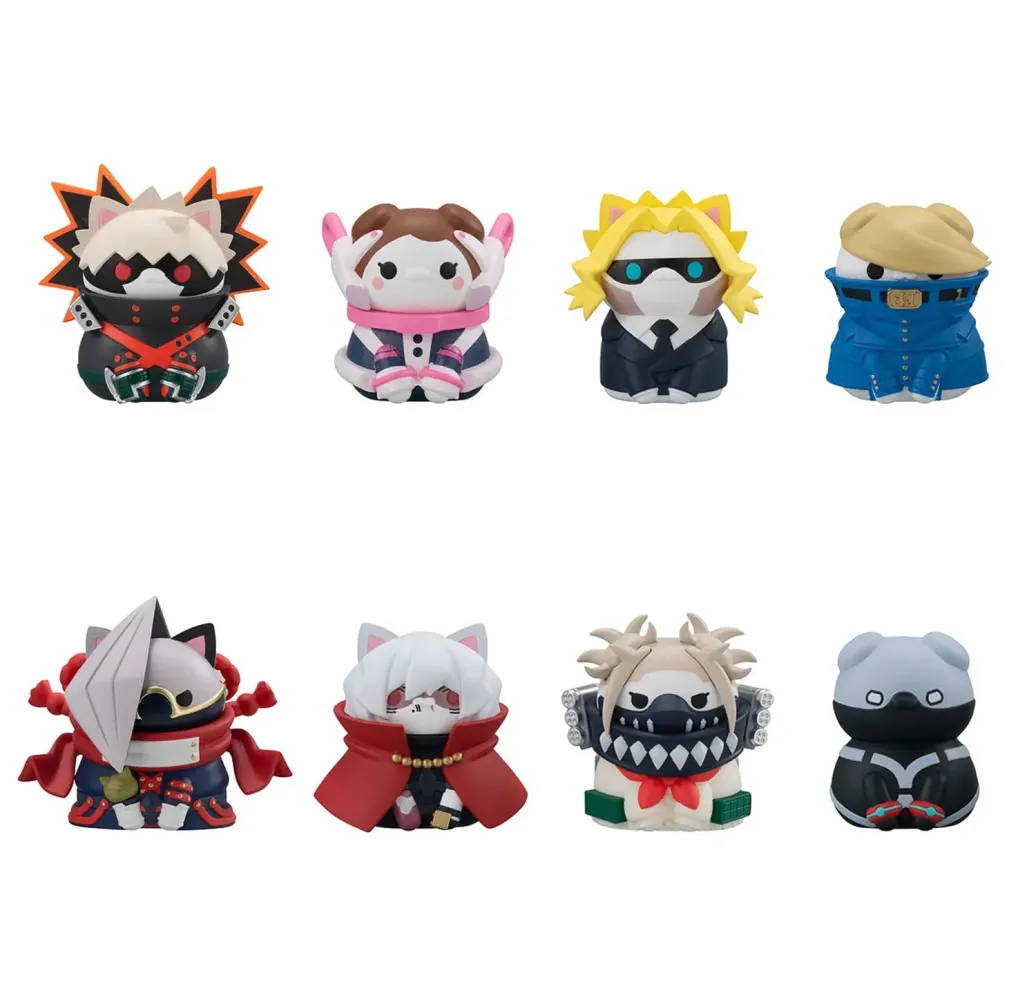 My Hero Academia Mega Cat Project Heroaca Cats No.02 3 cm Sortiment (8) 