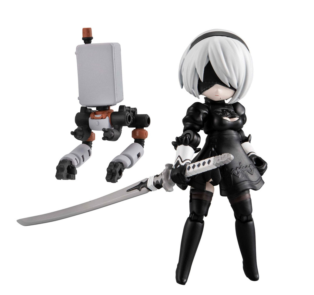 NieR: Automata Ver1.1a Desktop Army Actionfigur 2B 8 cm 